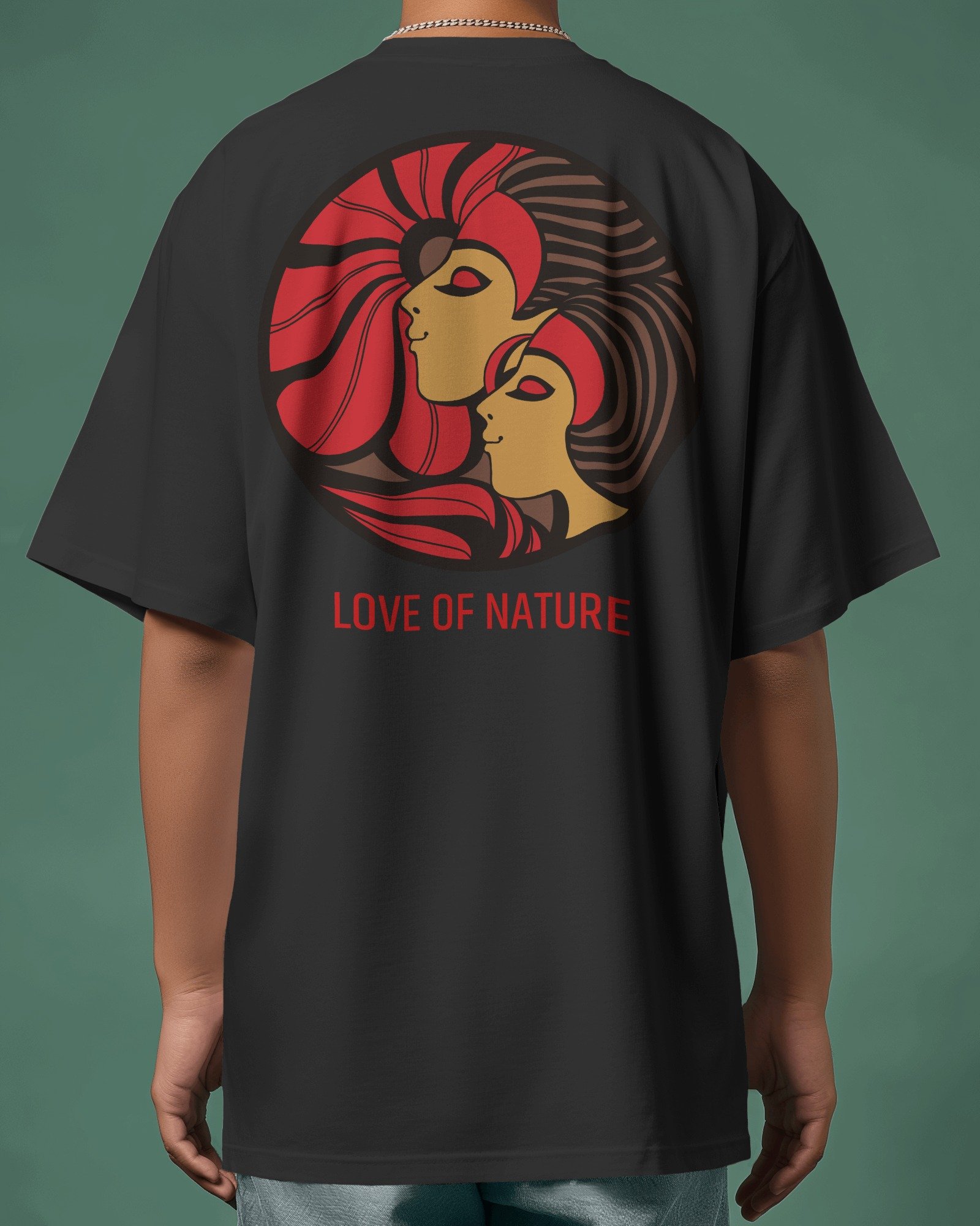 Divine Nature – Love of Nature Oversized T-Shirt